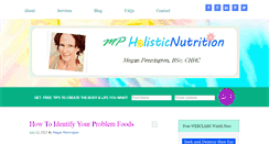 Desktop Screenshot of mpholisticnutrition.com